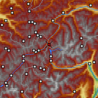 Nearby Forecast Locations - Pfunds - Map