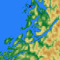 Nearby Forecast Locations - Brønnøysund - Map