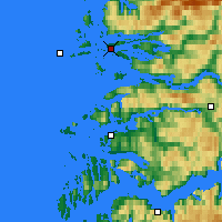 Nearby Forecast Locations - Florø - Map