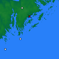 Nearby Forecast Locations - Harsfjarden - Map