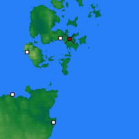 Nearby Forecast Locations - Kirkwall - Map