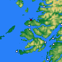 Nearby Forecast Locations - Ardnamurchan - Map