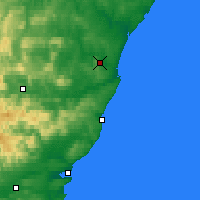 Nearby Forecast Locations - Aberdeen - Map