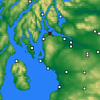 Nearby Forecast Locations - Greenock - Map