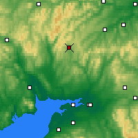 Nearby Forecast Locations - Eskdalemuir - Map