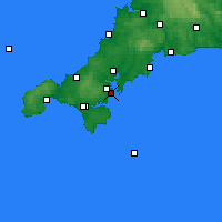Nearby Forecast Locations - Lizard Point - Map