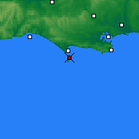 Nearby Forecast Locations - Isle of Portland - Map