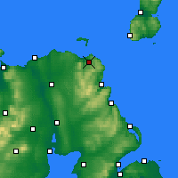 Nearby Forecast Locations - Ballycastle - Map