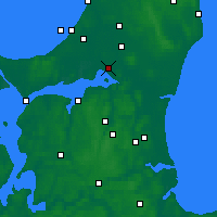 Nearby Forecast Locations - Aalborg - Map