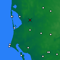 Nearby Forecast Locations - Borris - Map