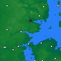 Nearby Forecast Locations - Horsens - Map