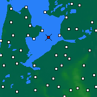 Nearby Forecast Locations - Houtribdijk - Map