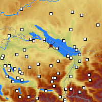 Nearby Forecast Locations - Güttingen - Map