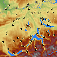 Nearby Forecast Locations - Mosen - Map