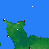 Nearby Forecast Locations - Barfleur - Map