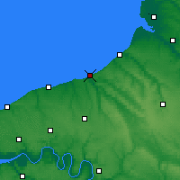 Nearby Forecast Locations - Dieppe - Map
