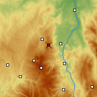 Nearby Forecast Locations - Puy de Dôme - Map