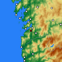 Nearby Forecast Locations - Vigo - Map