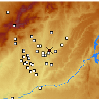 Nearby Forecast Locations - Torrejón de Ardoz - Map