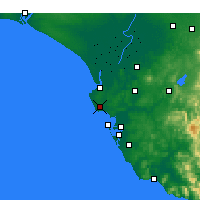 Nearby Forecast Locations - Rota - Map