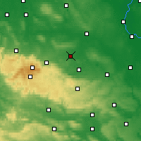 Nearby Forecast Locations - Halberstadt - Map