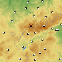 Nearby Forecast Locations - Erzgebirge/W - Map
