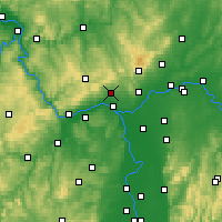 Nearby Forecast Locations - Wiesbaden - Map