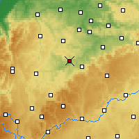 Nearby Forecast Locations - Waibstadt - Map