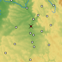 Nearby Forecast Locations - Erlangen - Map