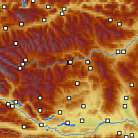 Nearby Forecast Locations - Murau - Map