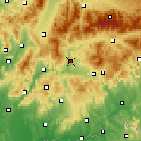 Nearby Forecast Locations - Sliač - Map