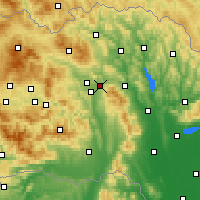 Nearby Forecast Locations - Prešov - Map