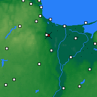 Nearby Forecast Locations - Pruszcz Gdański - Map