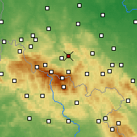 Nearby Forecast Locations - Jelenia Góra - Map