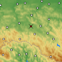 Nearby Forecast Locations - Krosno - Map