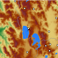 Nearby Forecast Locations - Ohrid - Map
