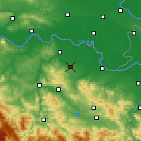 Nearby Forecast Locations - Gradačac - Map