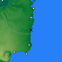 Nearby Forecast Locations - Mangalia - Map