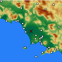 Nearby Forecast Locations - Grazzanise - Map