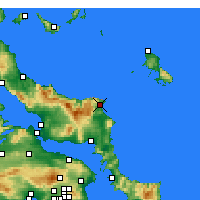 Nearby Forecast Locations - Kymi - Map