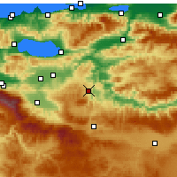 Nearby Forecast Locations - Bilecik - Map