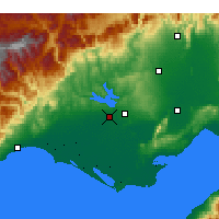 Nearby Forecast Locations - Adana - Map
