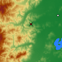Nearby Forecast Locations - Veselaja - Map