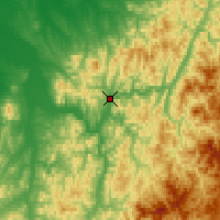 Nearby Forecast Locations - Gvasjugi - Map