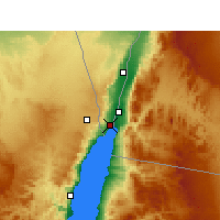 Nearby Forecast Locations - Eilat - Map