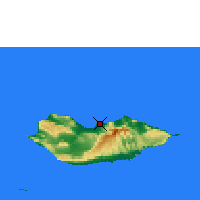 Nearby Forecast Locations - Socotra Archipelago - Map