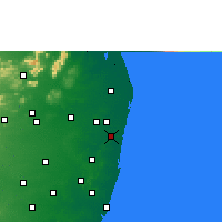 Nearby Forecast Locations - Chennai - Map