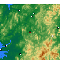 Nearby Forecast Locations - Daejeon - Map