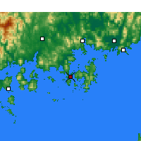 Nearby Forecast Locations - Tongyeong - Map