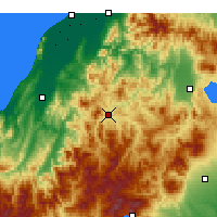 Nearby Forecast Locations - Tadami - Map
